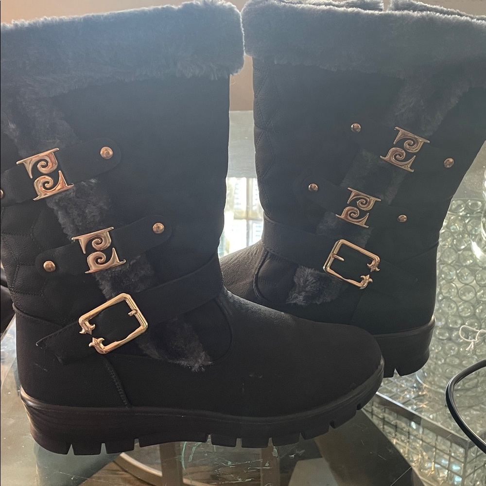 Golden road boots